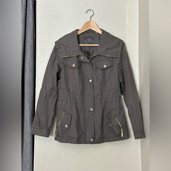 Women’s Cole Haan Olive Green Utility Jacket.(Women Jacket) - Picture 6 of 6